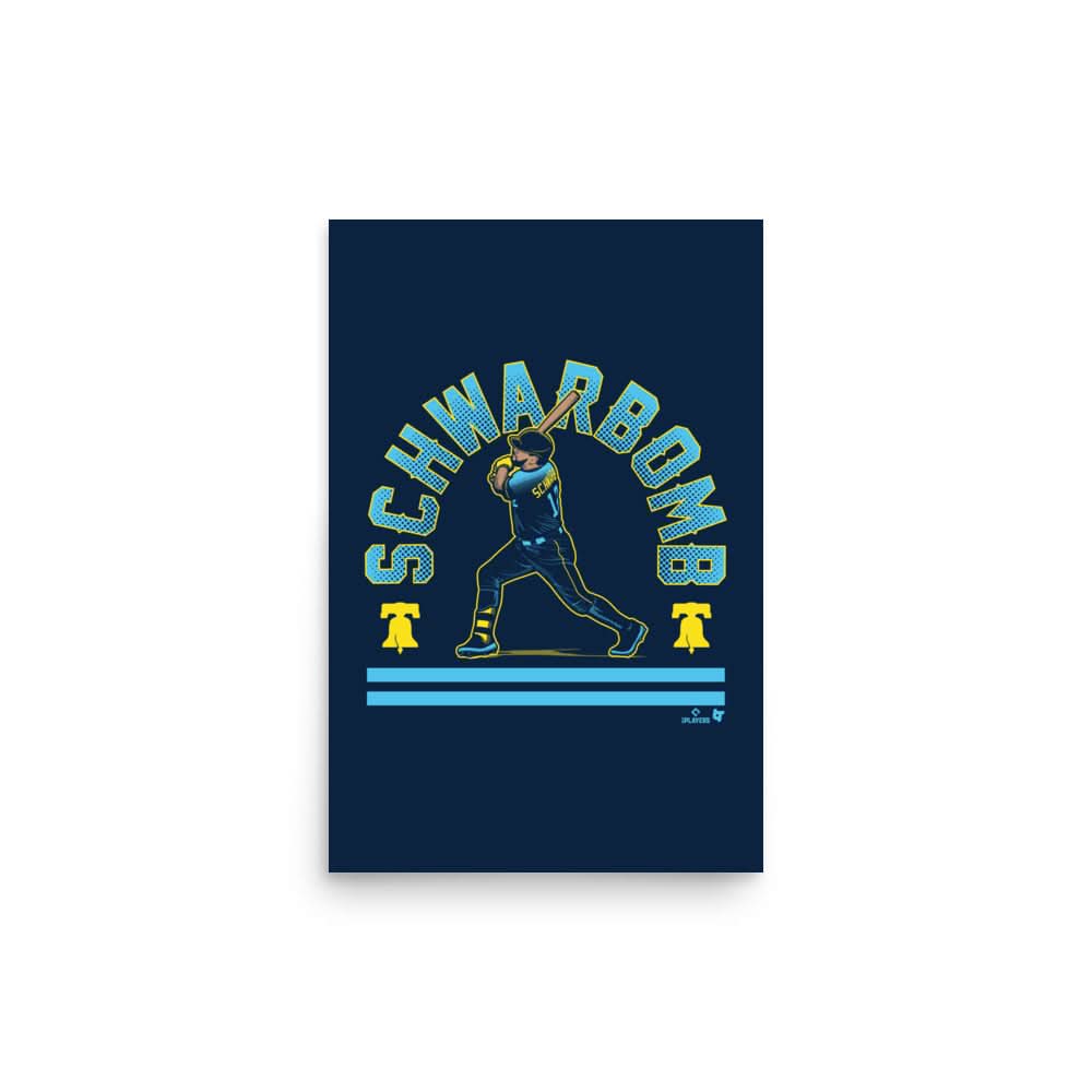 Kyle Schwarber: Schwarbombs Philly City Edition Art Print 2