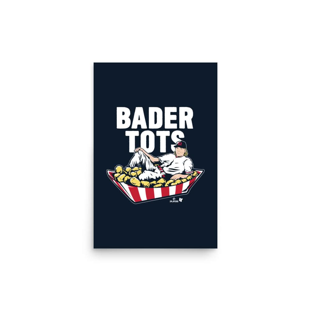 Harrison Bader: Minnesota Tots Art Print 2