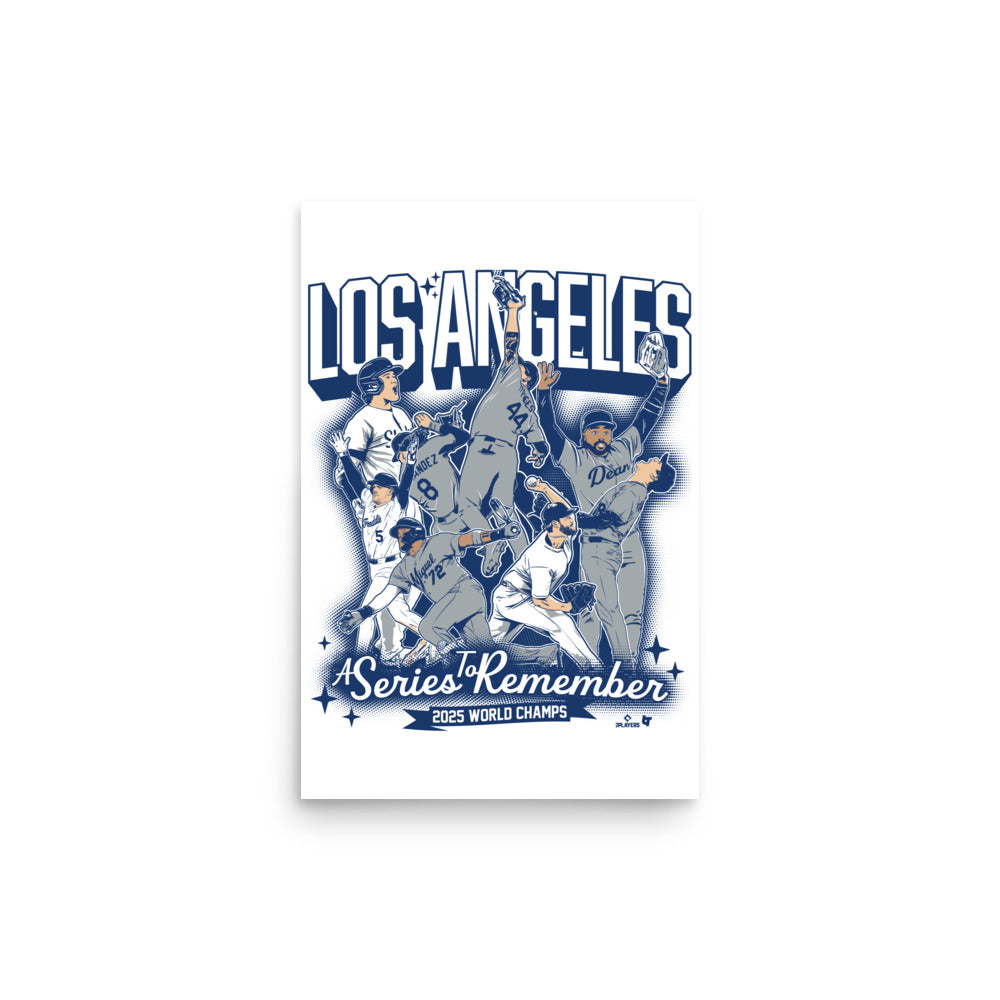 Los Angeles Baseball: A Series to Remember Art Print 2