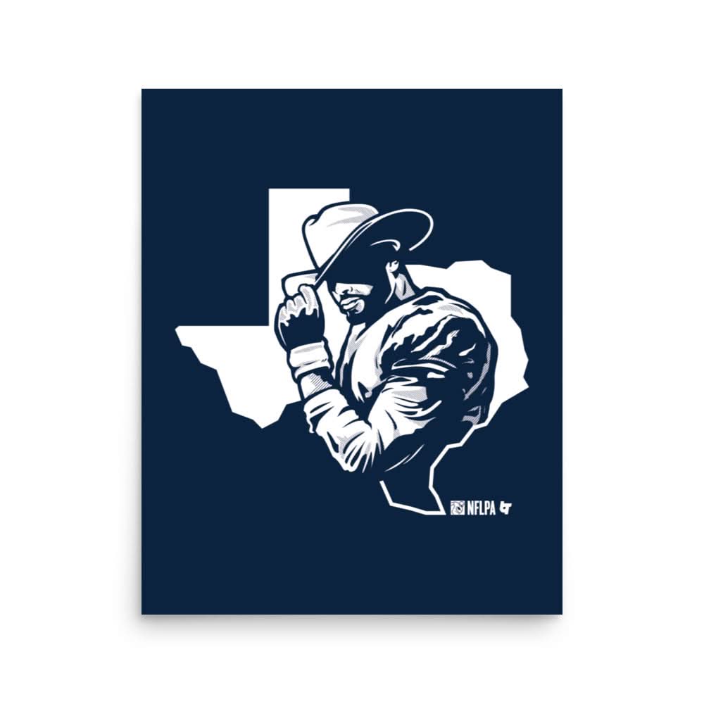 Lone Star QB Art Print 2