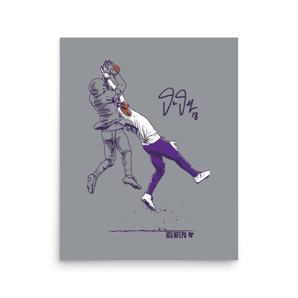 Justin Jefferson: The Catch Art Print 2