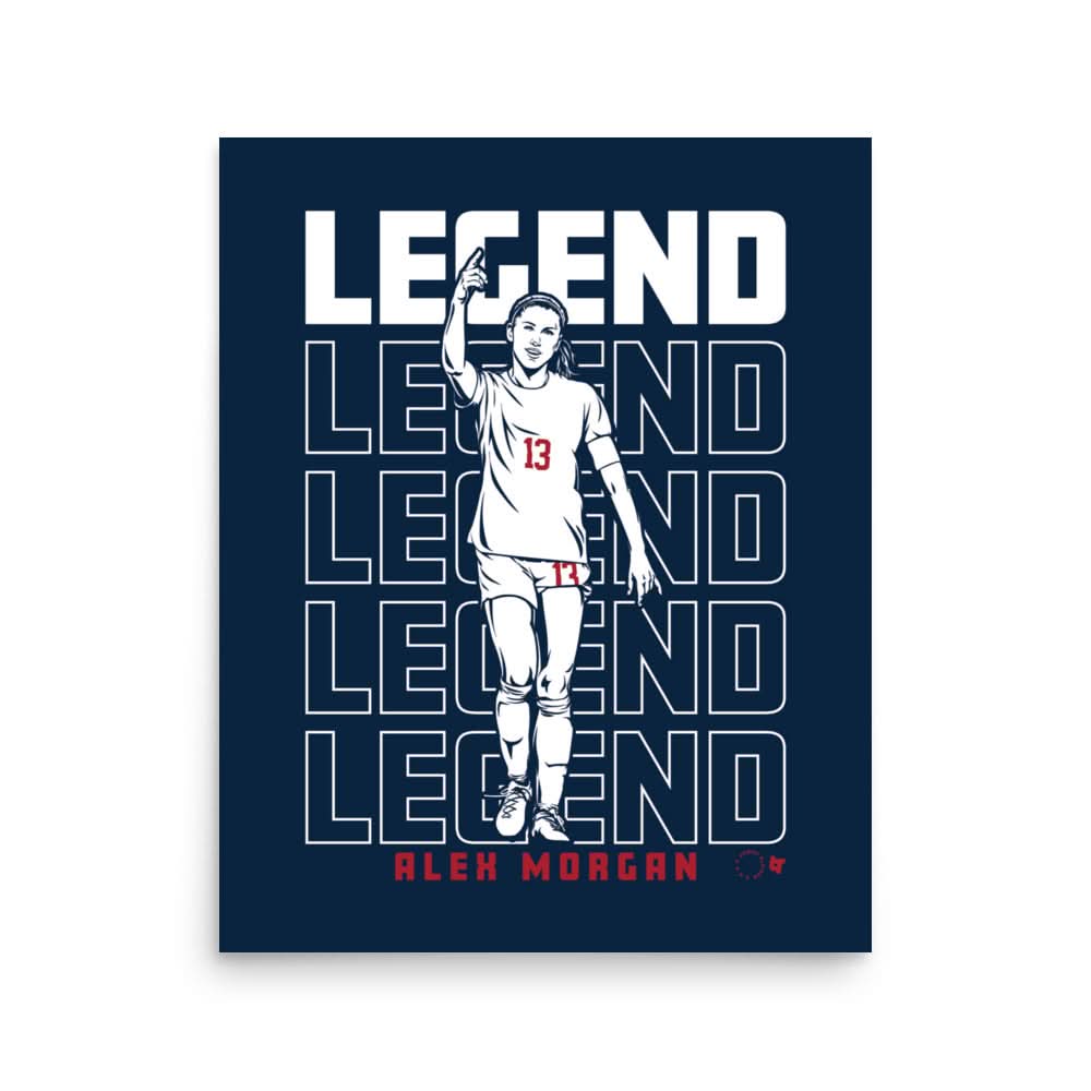 Alex Morgan: Legend Art Print 2
