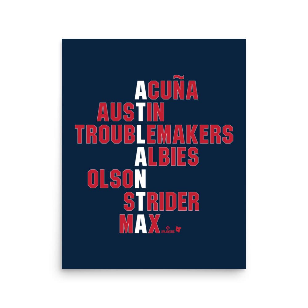 Atlanta Names Art Print 2