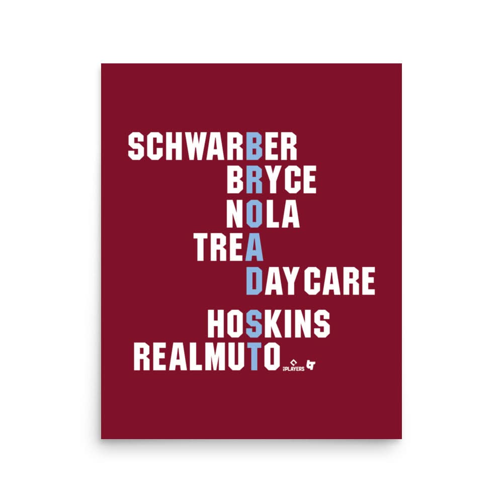 Broad St Names Art Print 2