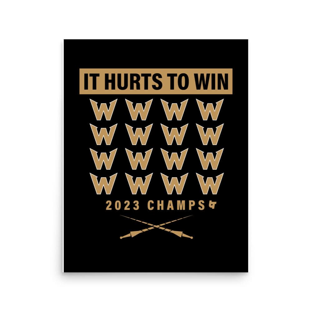 Vegas: It Hurts To Win Champs Art Print 2