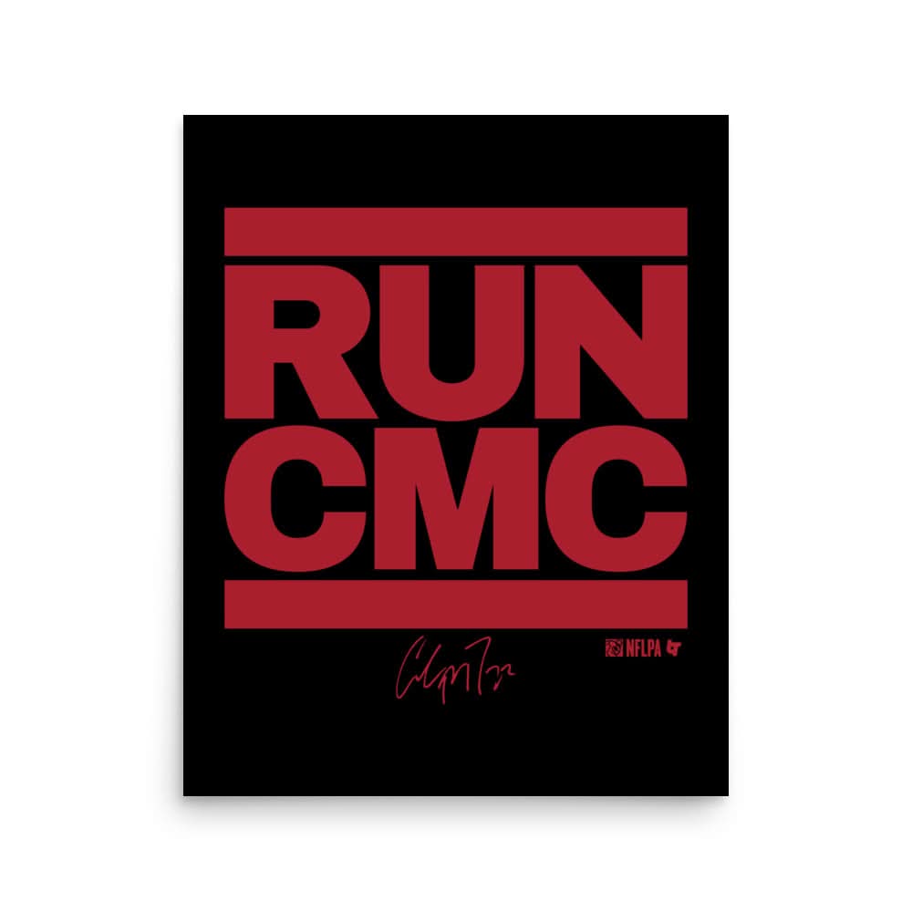 Christian McCaffrey: Run CMC San Francisco Art Print 1
