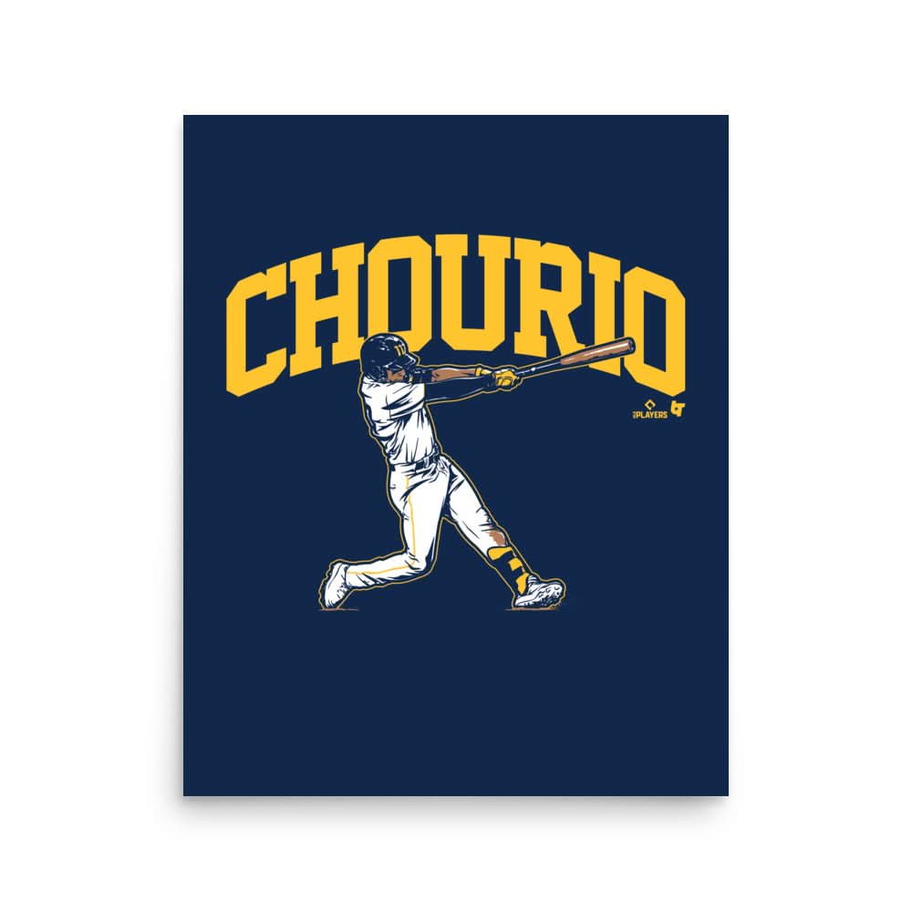 Jackson Chourio: Slugger Swing Art Print 2