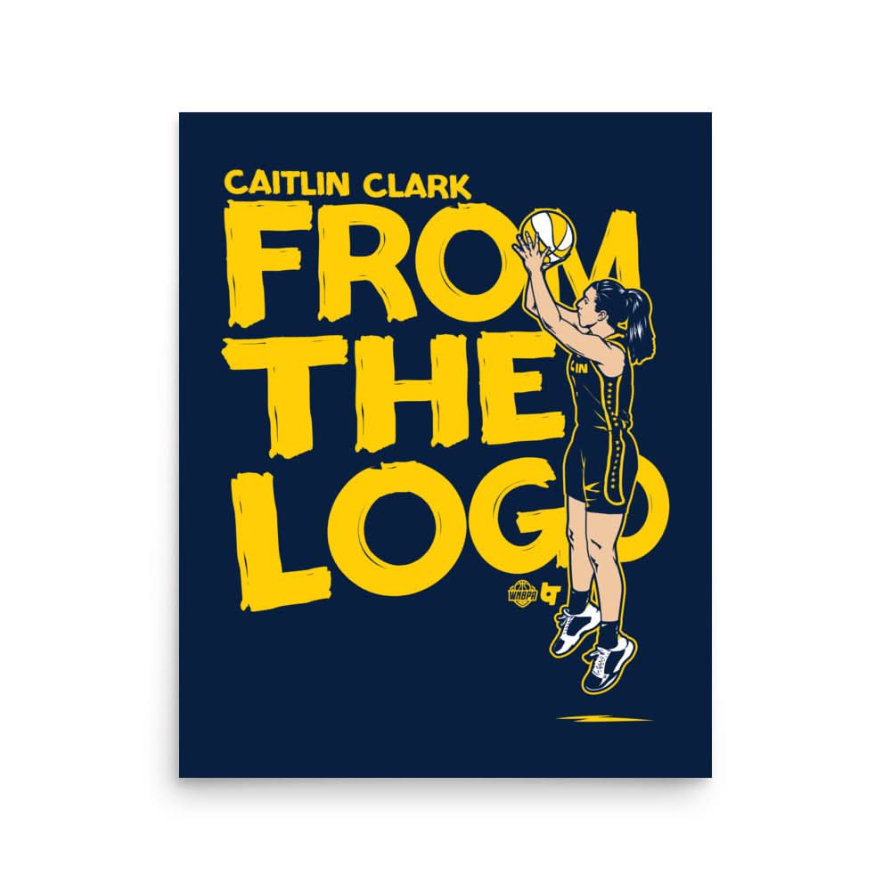 Caitlin Clark: From the Logo Art Print 2
