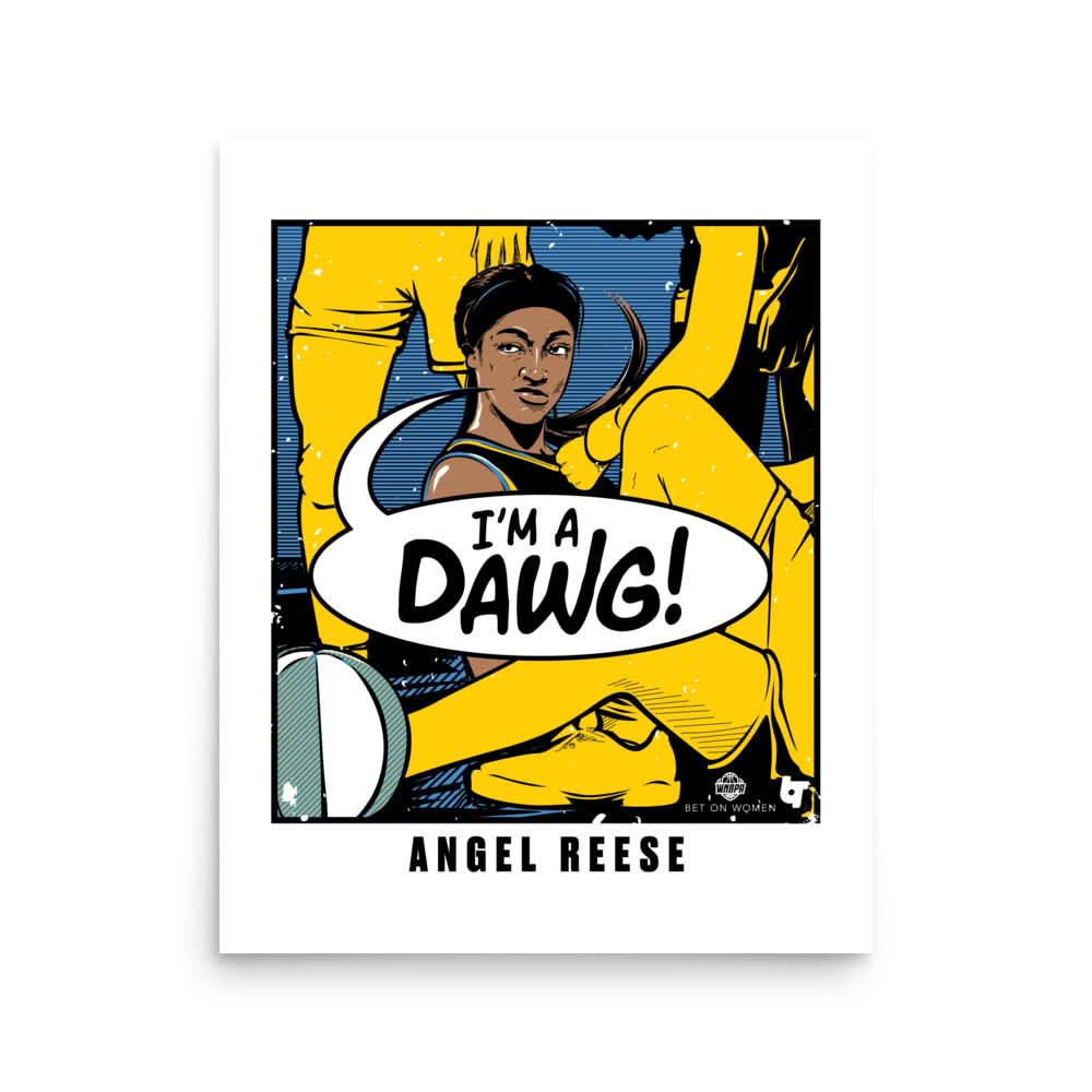 Angel Reese: I'm A Dawg Art Print 2