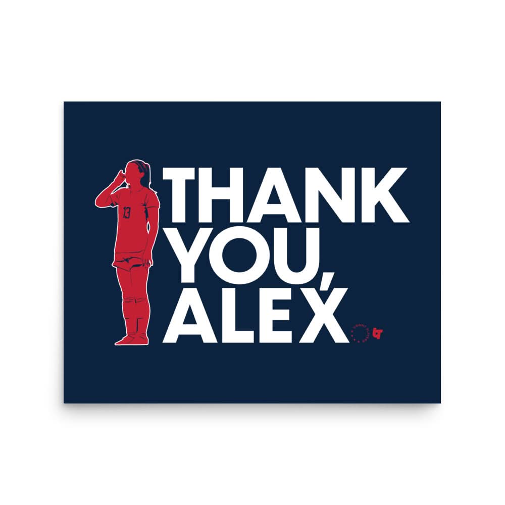 Alex Morgan: Thank You, Alex Art Print 2