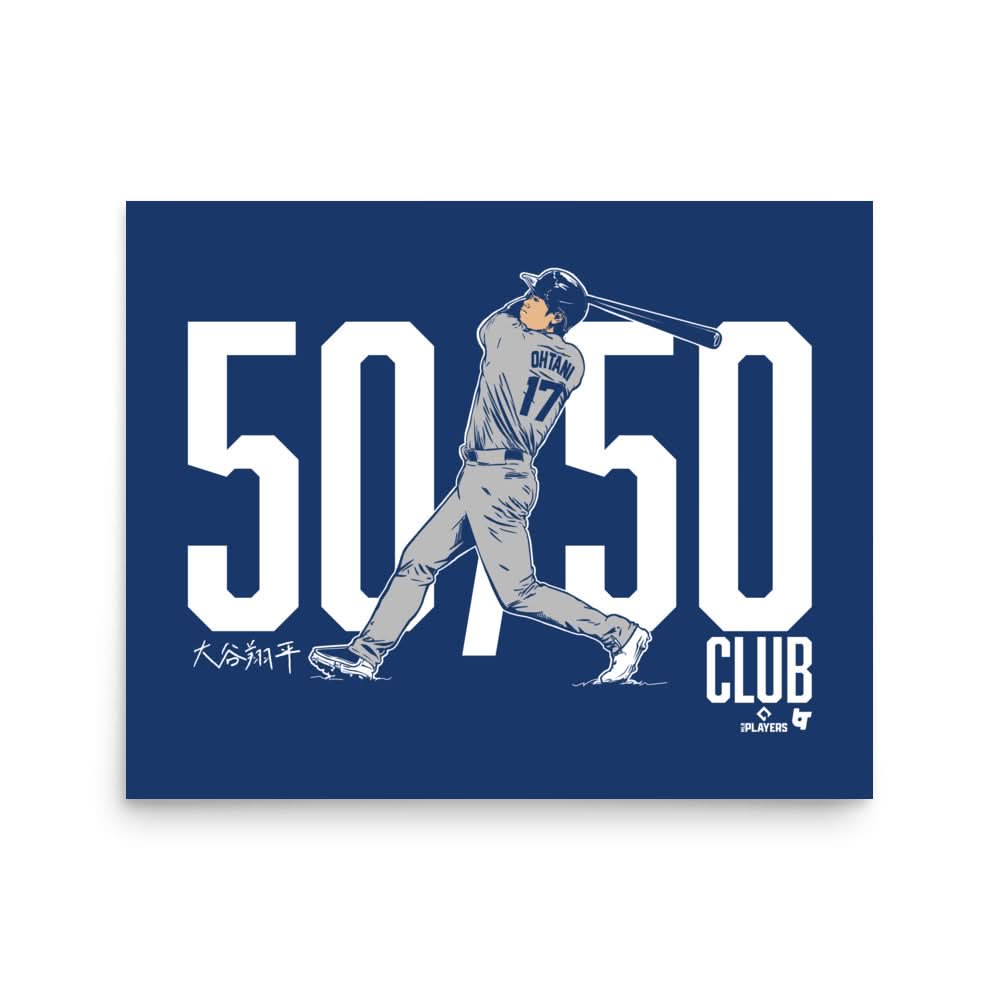 Shohei Ohtani: 50/50 Club Art Print 2