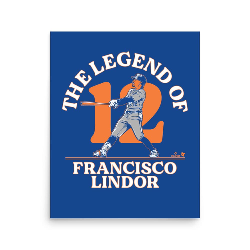 The Legend of Francisco Lindor Art Print 1