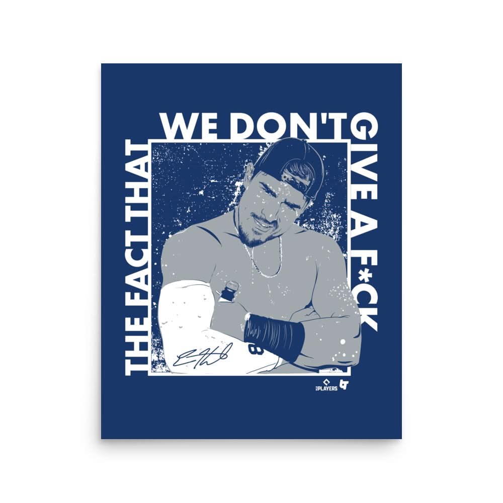 Kike Hernandez: The Fact That We Don't Give a F*** Art Print 2