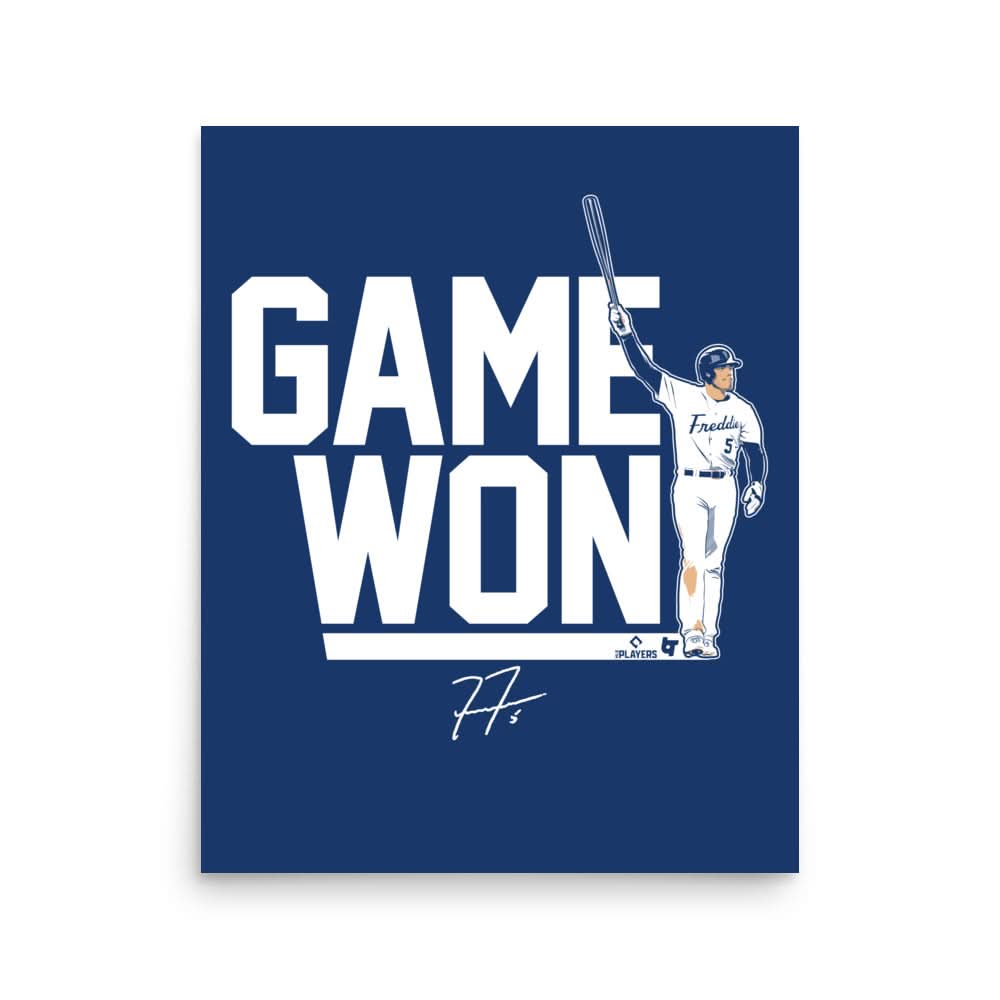 Freddie Freeman: Game Won Art Print 2