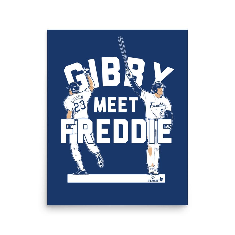 Kirk Gibson & Freddie Freeman: Gibby Meet Freddie Art Print 2