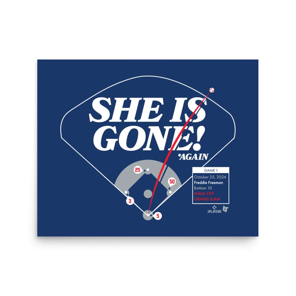 Freddie Freeman: She Is Gone Art Print 2