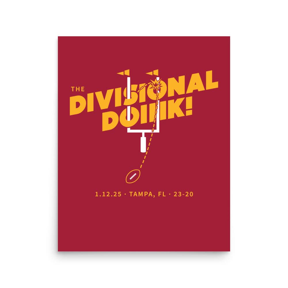 Washington Football: The Divisional Doink Art Print 2
