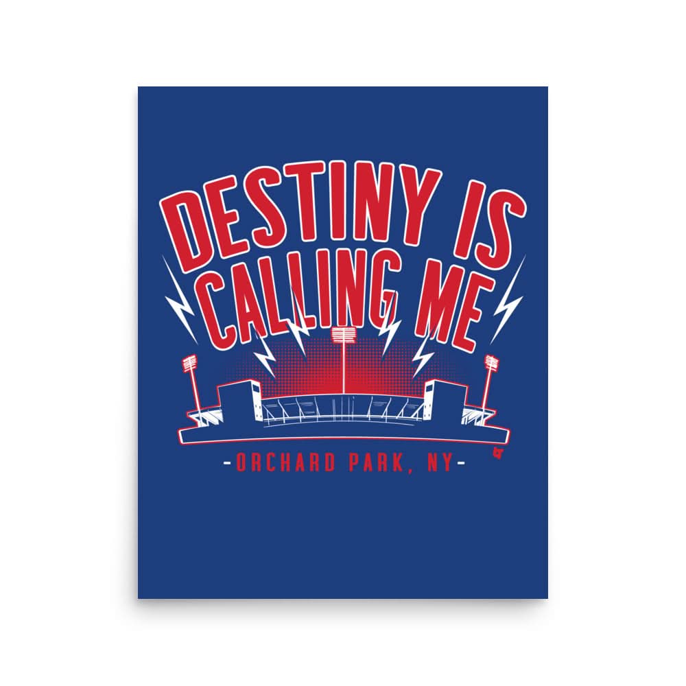 Buffalo Football: Destiny is Calling Me Art Print 2
