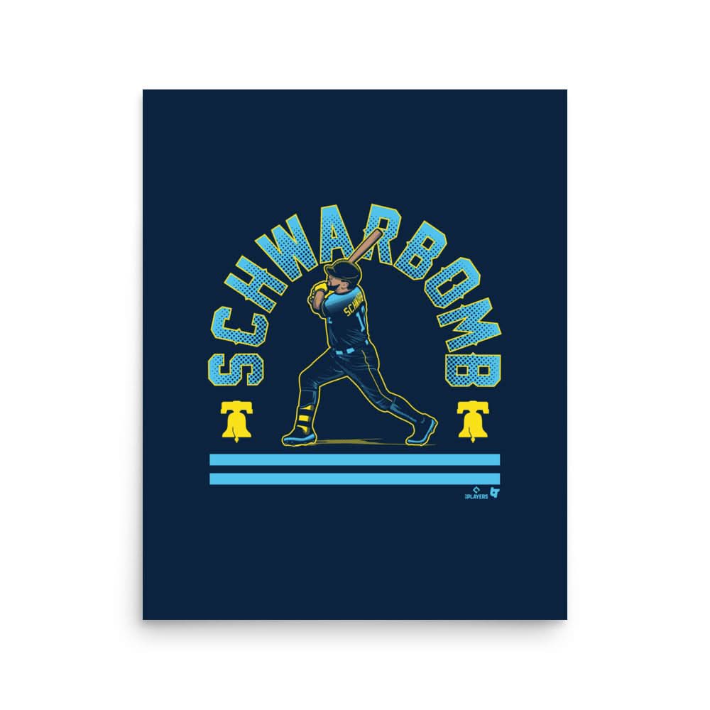 Kyle Schwarber: Schwarbombs Philly City Edition Art Print 1