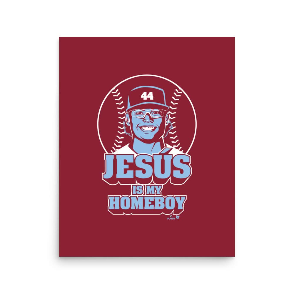 Jesus Luzardo: Jesus is My Homeboy Art Print 1