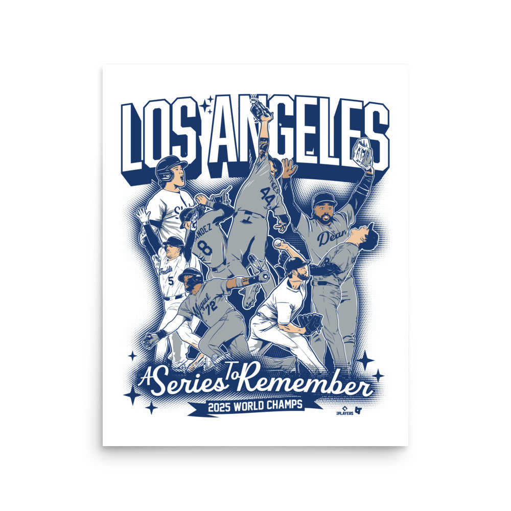 Los Angeles Baseball: A Series to Remember Art Print 1