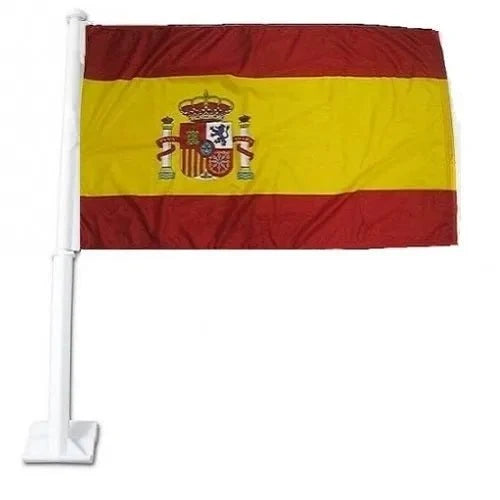 España 12x18 Car Flag 1