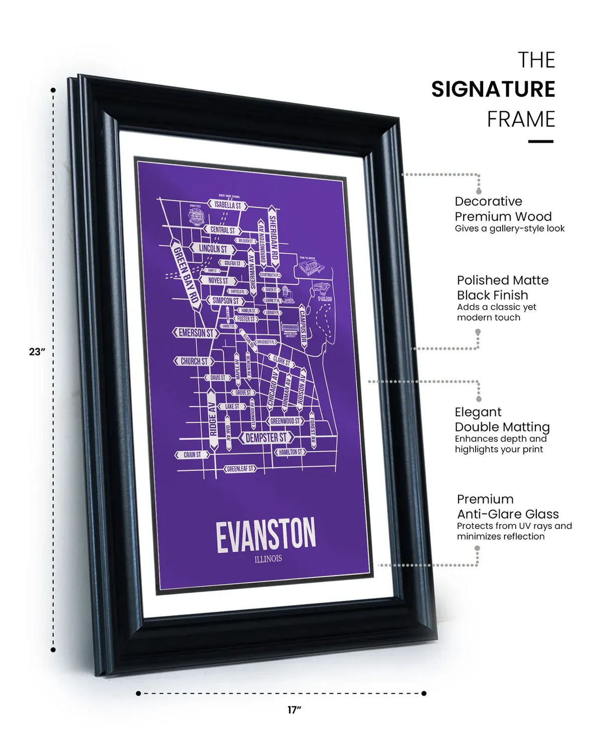 Evanston, Illinois street map 14