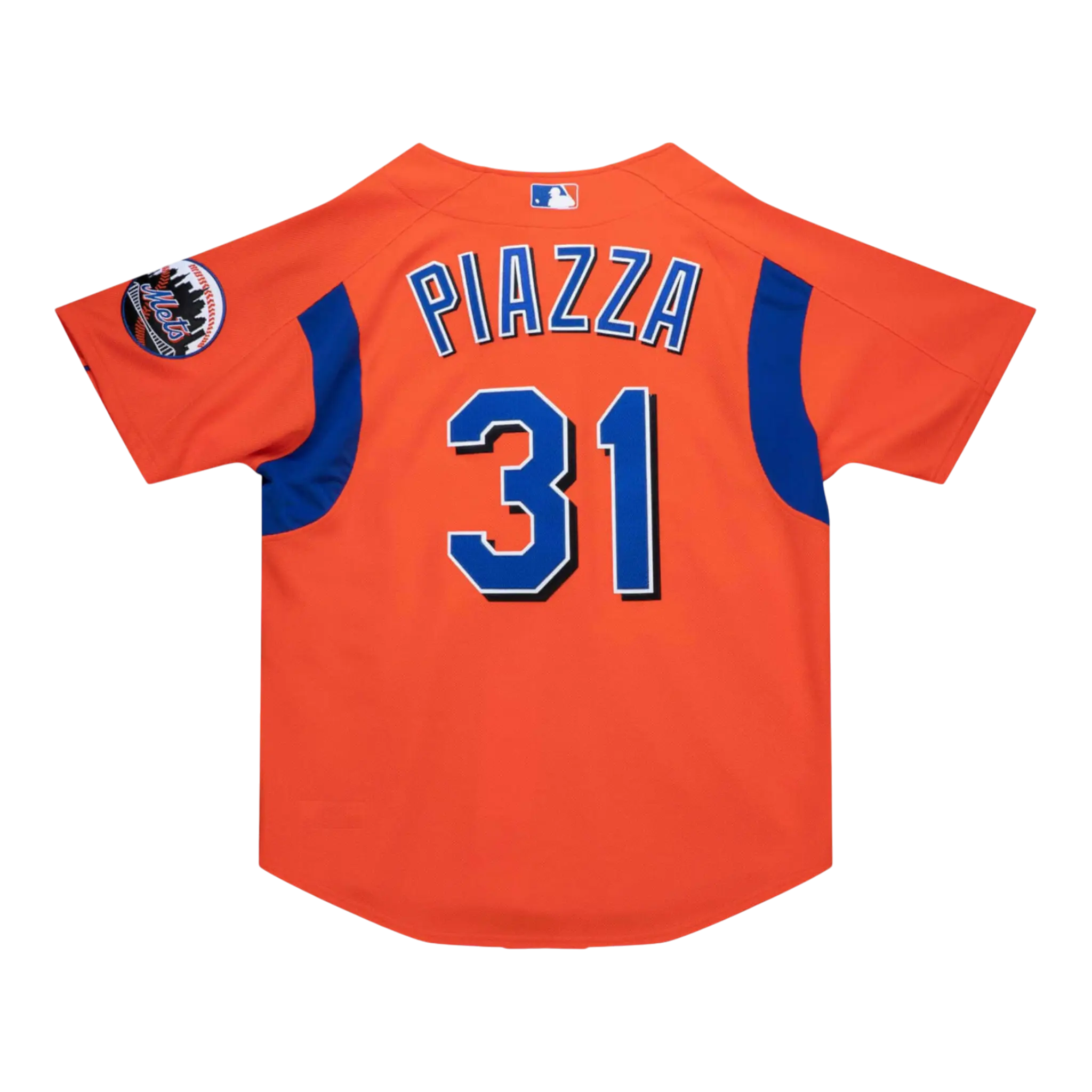 Mitchell & Ness Authentic Mike Piazza New York Mets 2004 Men Baseball Jersey Orange 2
