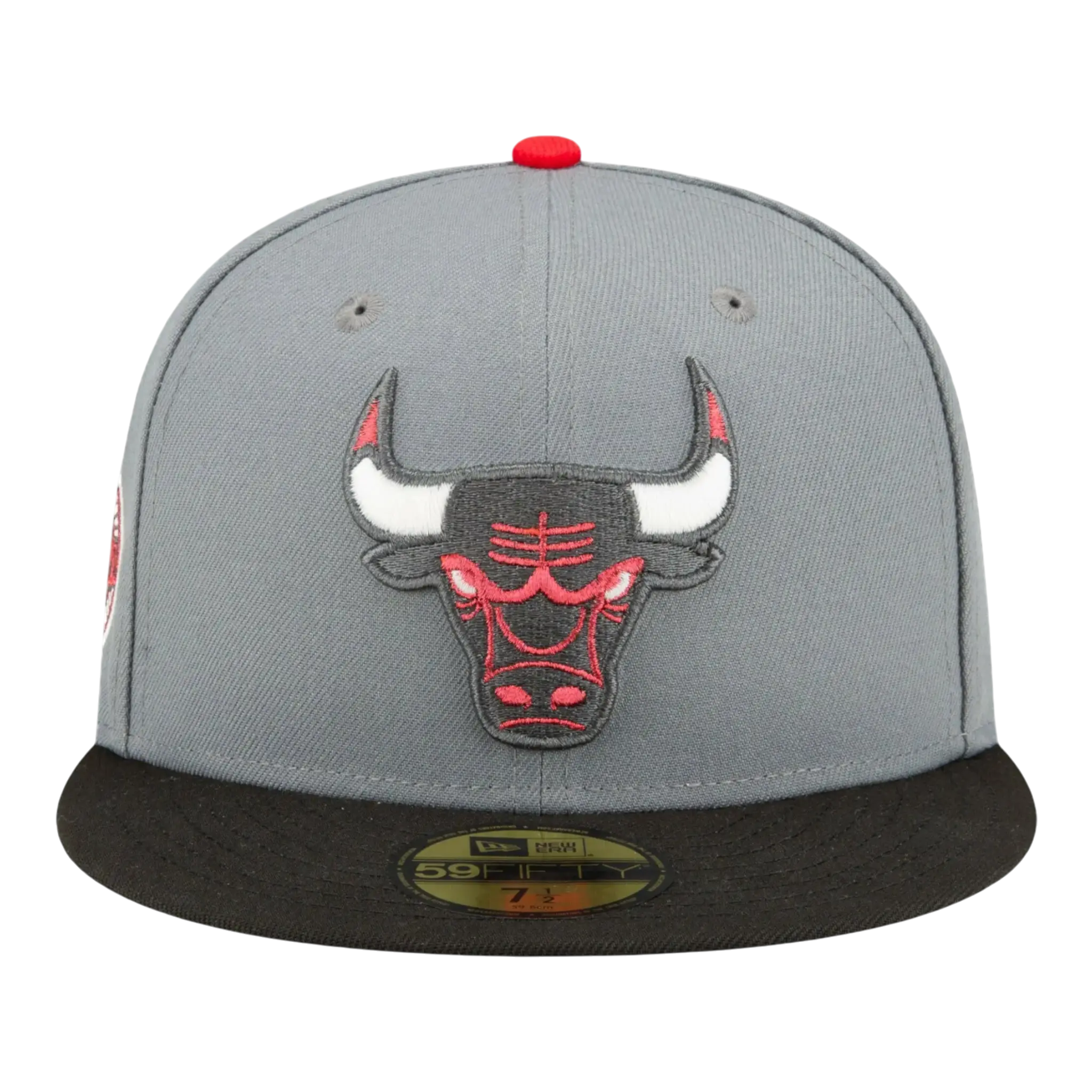 New Era 59FIFTY NBA Chicago Bulls Championship 2-Tone Fitted Hat Storm Grey/Black 1