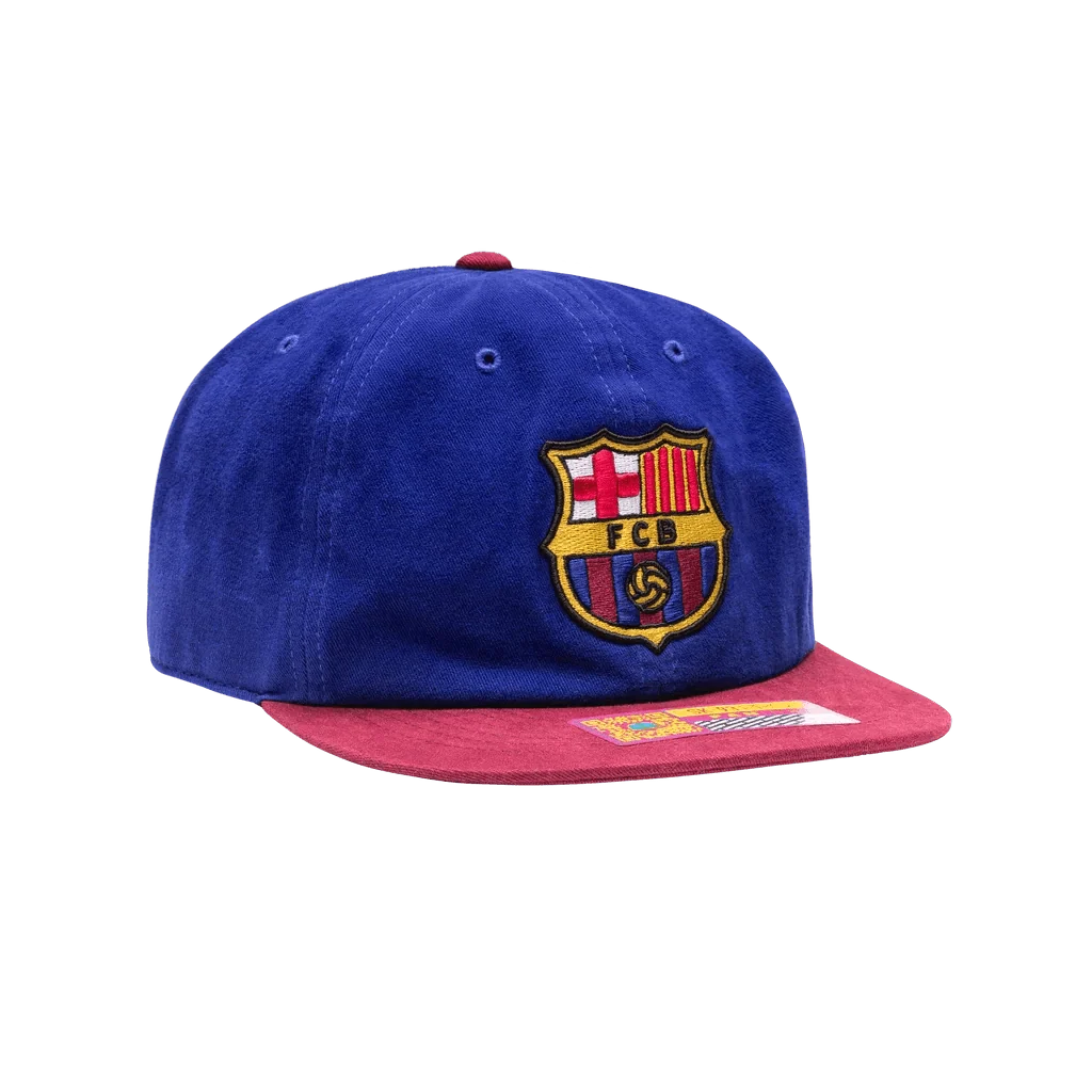 Fan Ink Collection Barcelona Swingman Snapback Hat 4