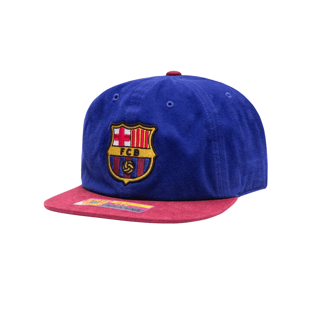 Fan Ink Collection Barcelona Swingman Snapback Hat 3