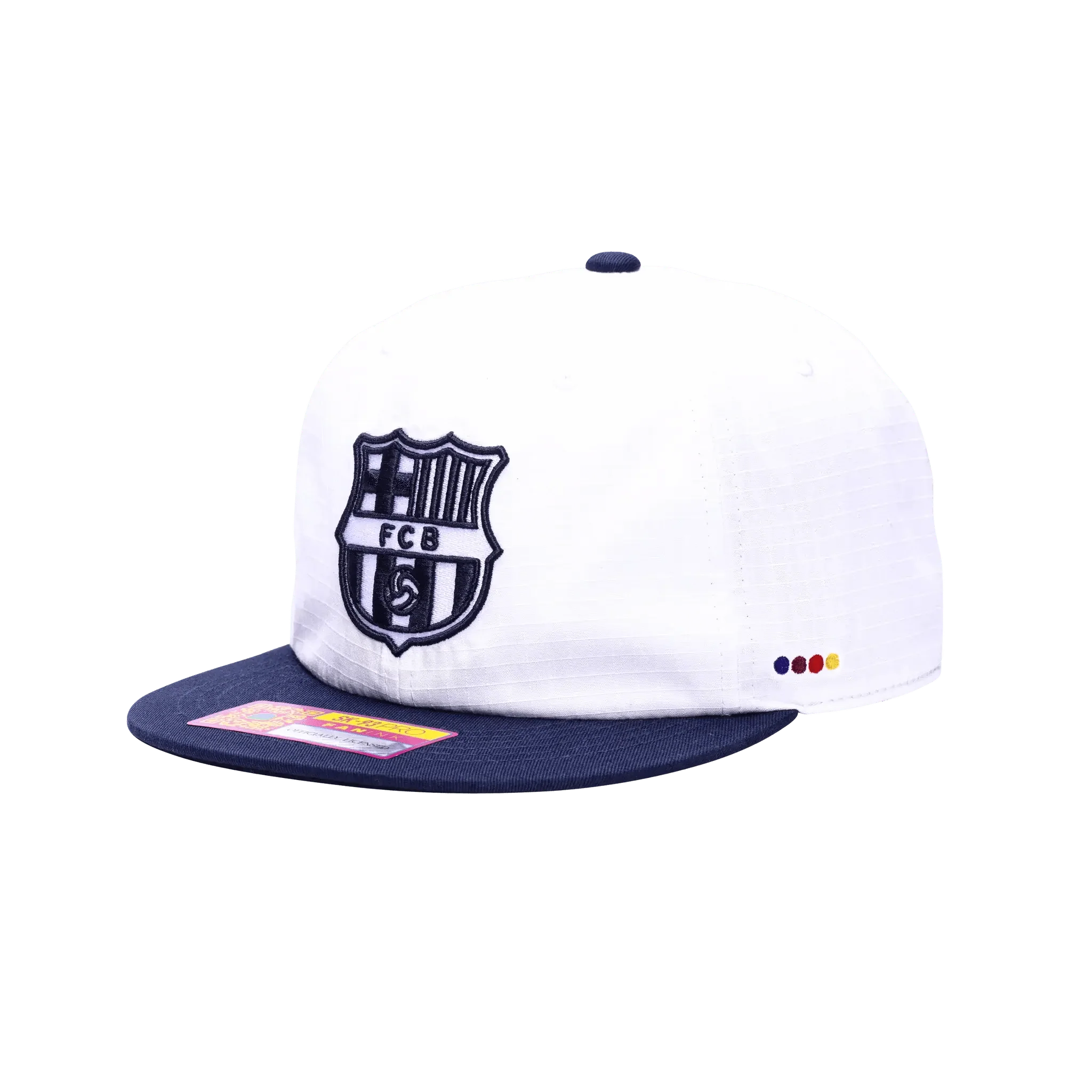 Fan Ink Collection Barcelona Swingman Wax Snapback Hat 2