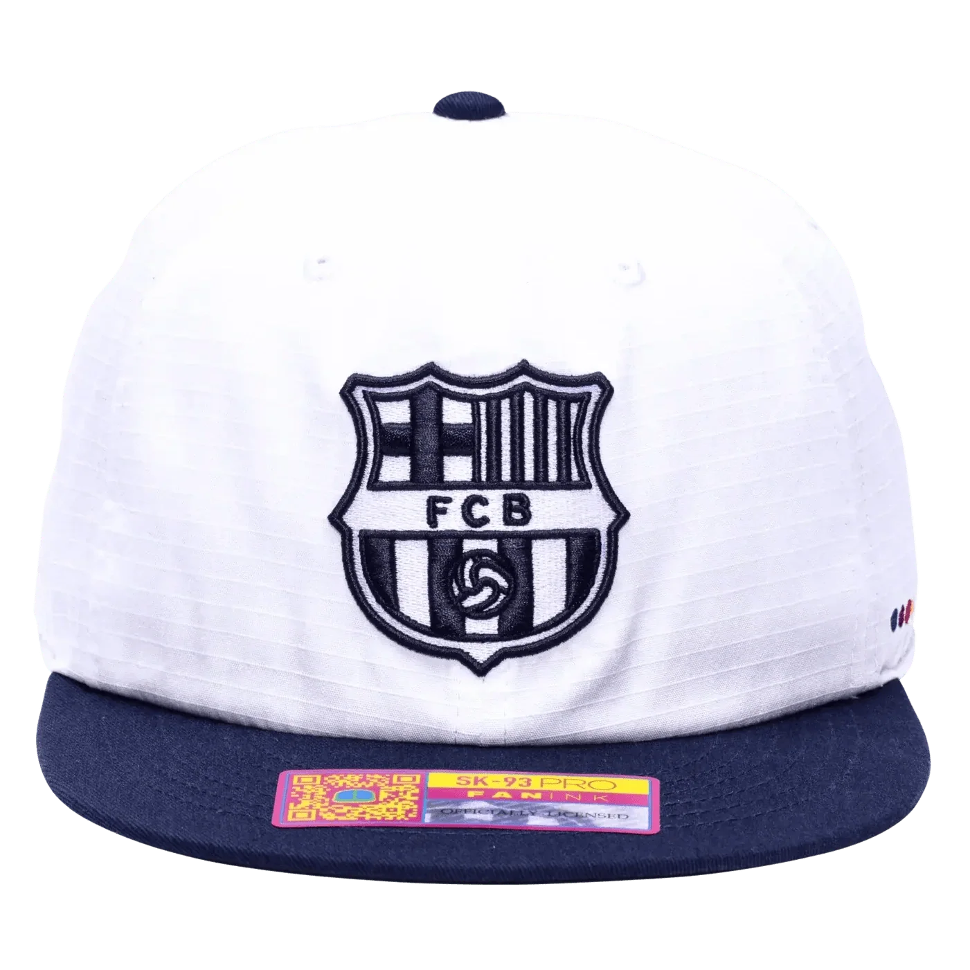 Fan Ink Collection Barcelona Swingman Wax Snapback Hat 1