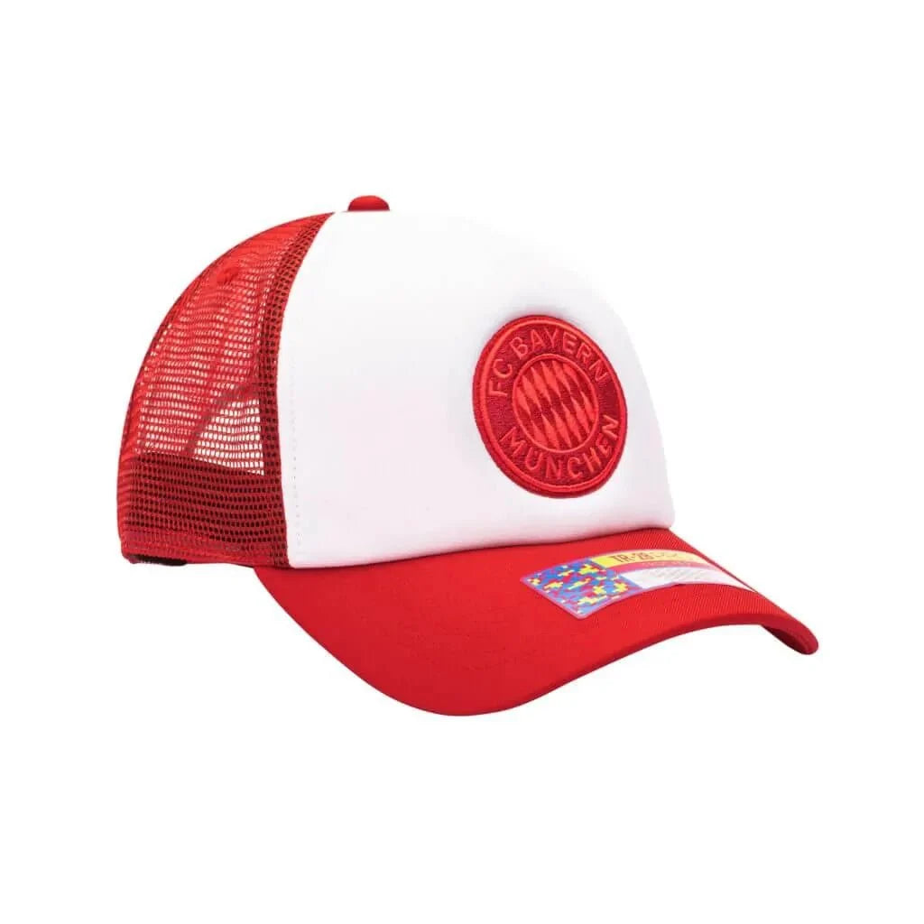 Fan Ink Collection Bayern Munich Club Ink Trucker Hat 3