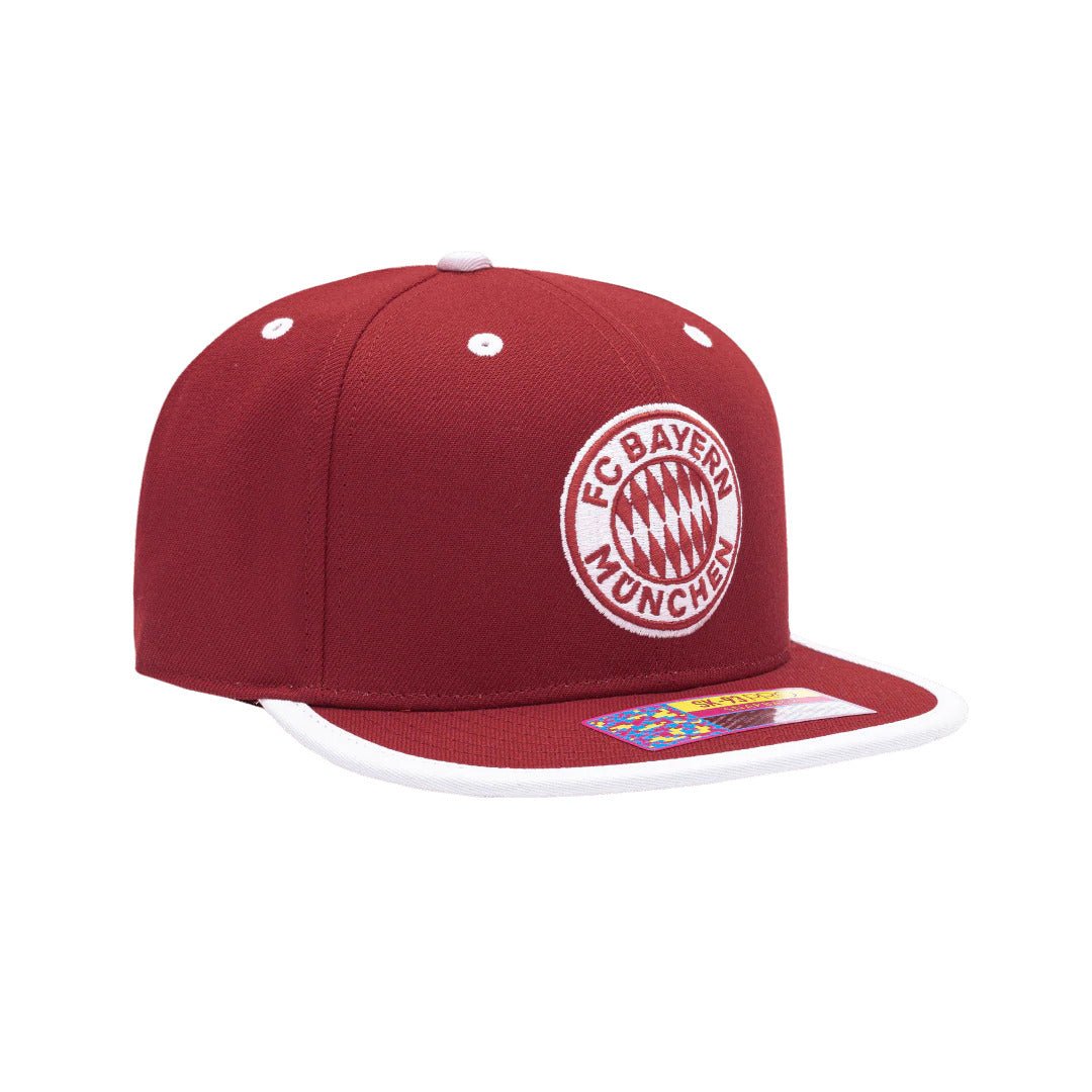 Fan Ink Collection Bayern Munich Tape Snapback - Scarlet 4