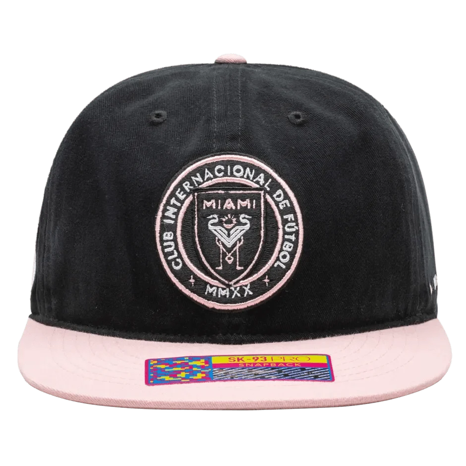 Fan Ink Collection Inter Miami Swingman Snapback Hat 1