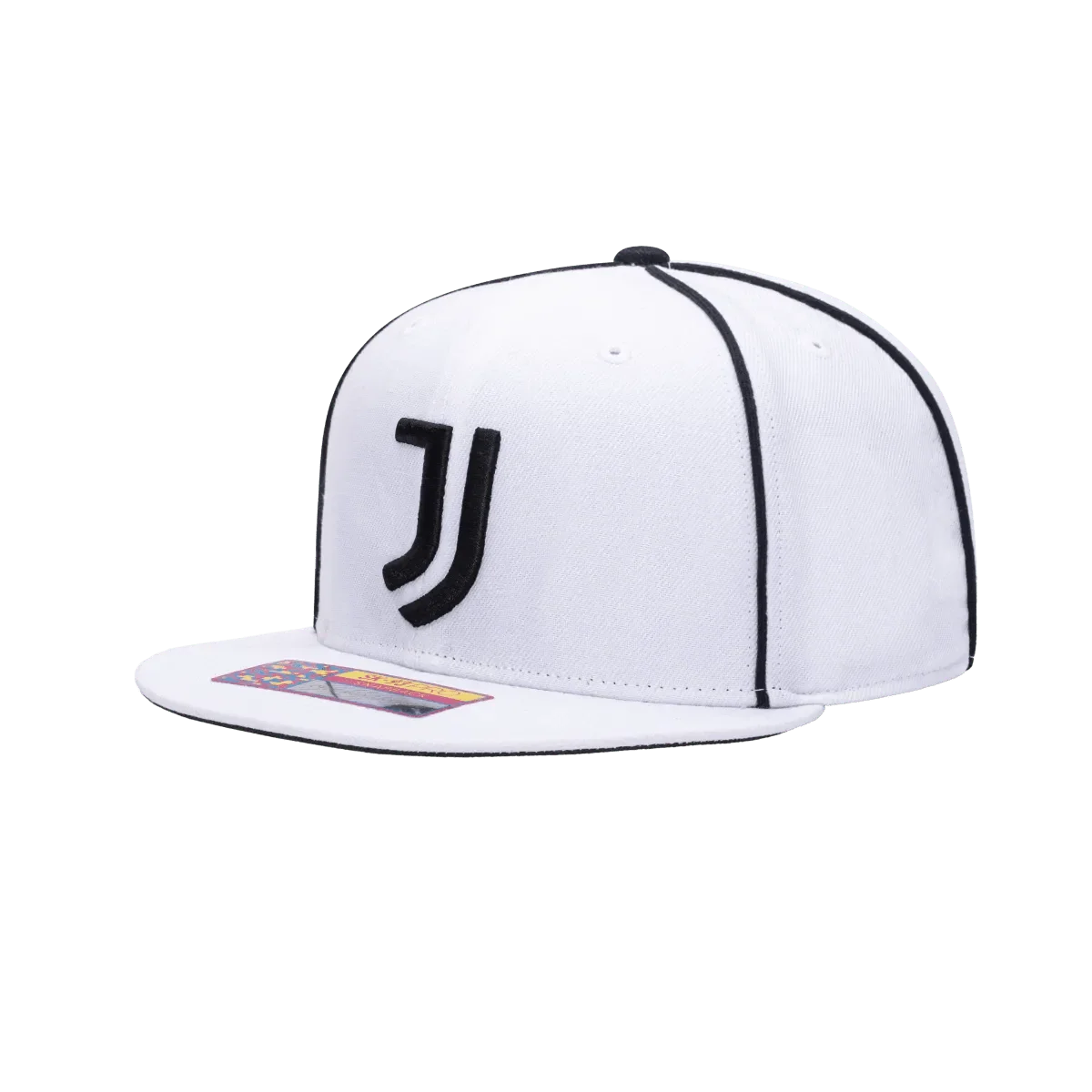 Fan Ink Collection Juventus Cali Day Snapback Hat - White-Black 3