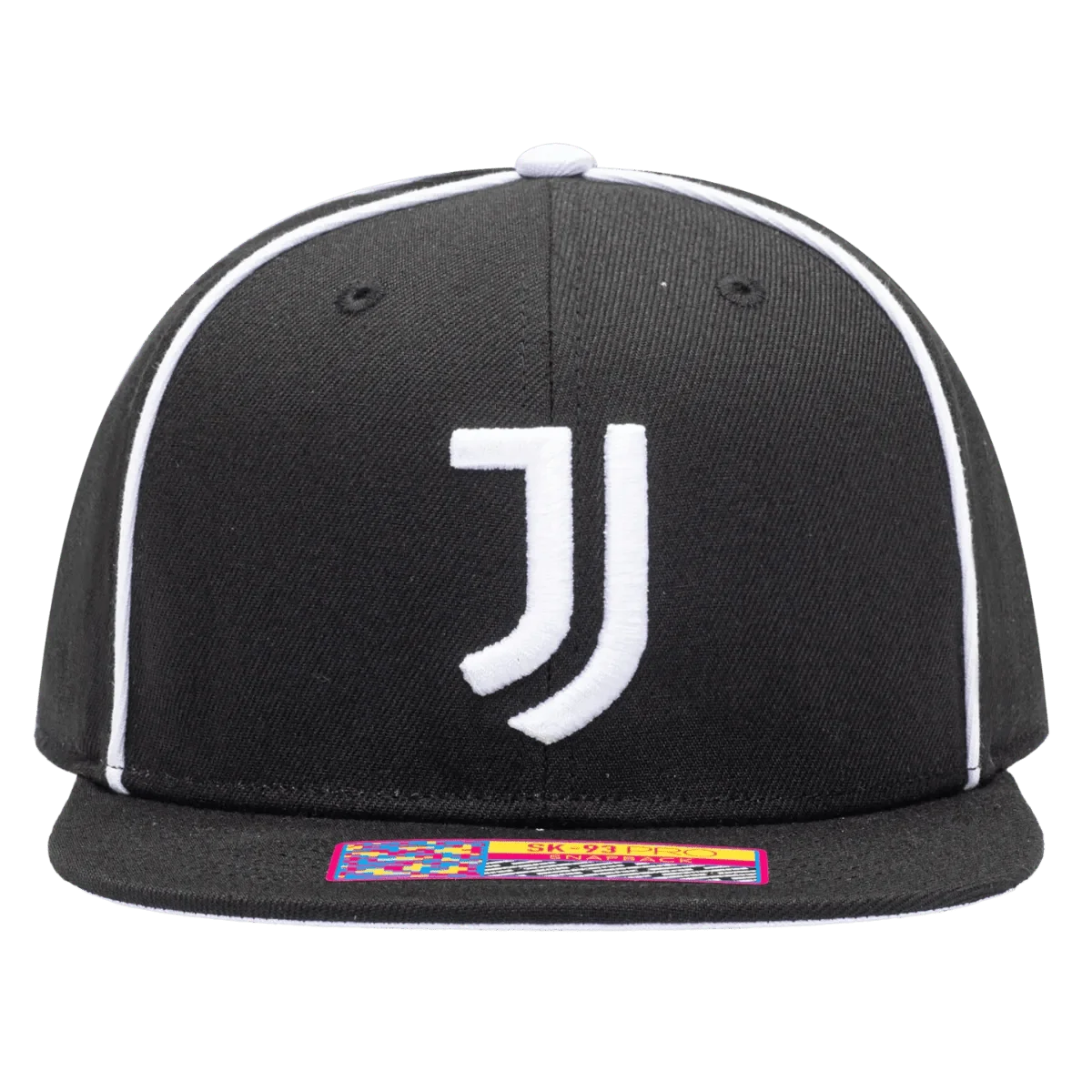 Fan Ink Collection Juventus Cali Night Snapback Hat - Black-White 1