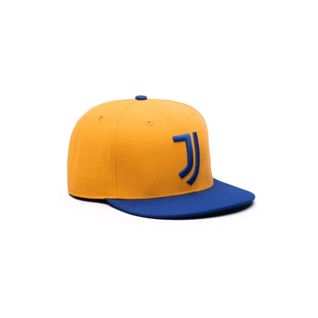 Fan Ink Collection Juventus Retro Capsule Snapback Hat - Gold-Royal 4