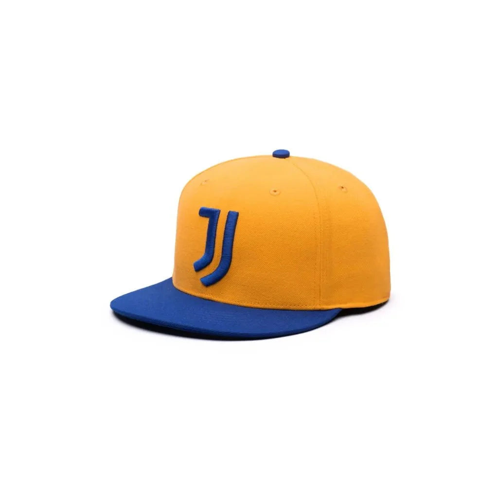 Fan Ink Collection Juventus Retro Capsule Snapback Hat - Gold-Royal 2