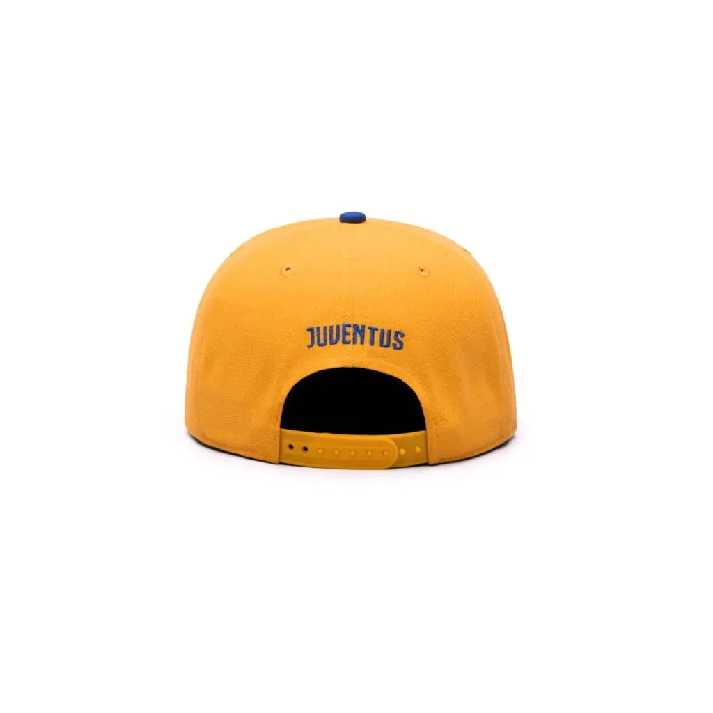 Fan Ink Collection Juventus Retro Capsule Snapback Hat - Gold-Royal 3