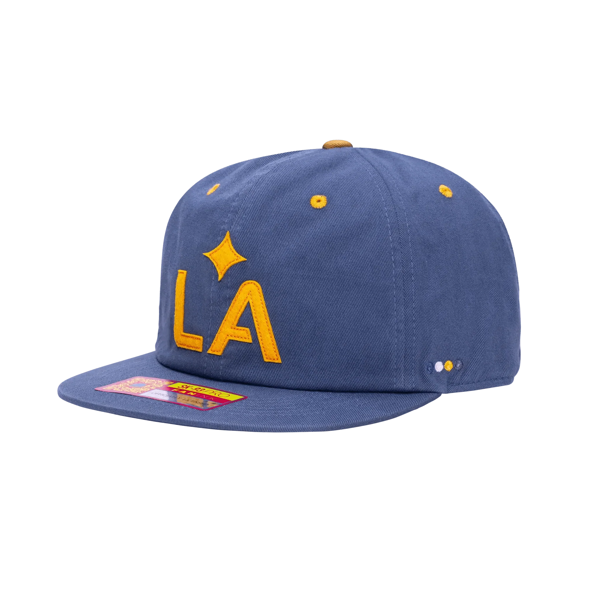 Fan Ink Collection LA Galaxy Bankroll Coral Snapback Hat 2