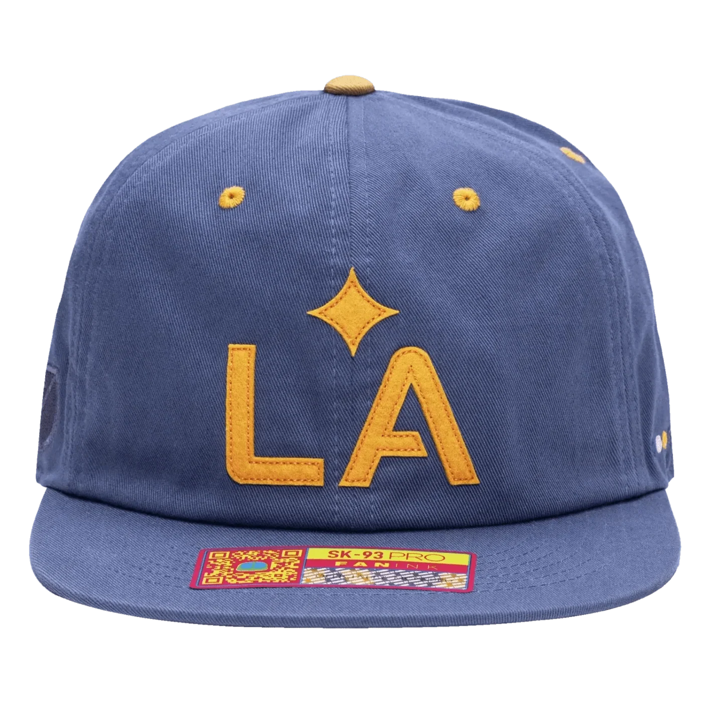 Fan Ink Collection LA Galaxy Bankroll Coral Snapback Hat 1