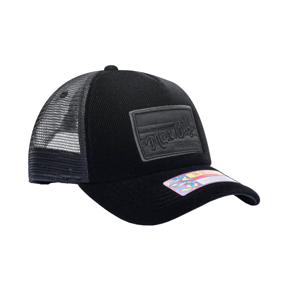 Fan Ink Collection Manchester City Signature Trucker Hat - Black 3