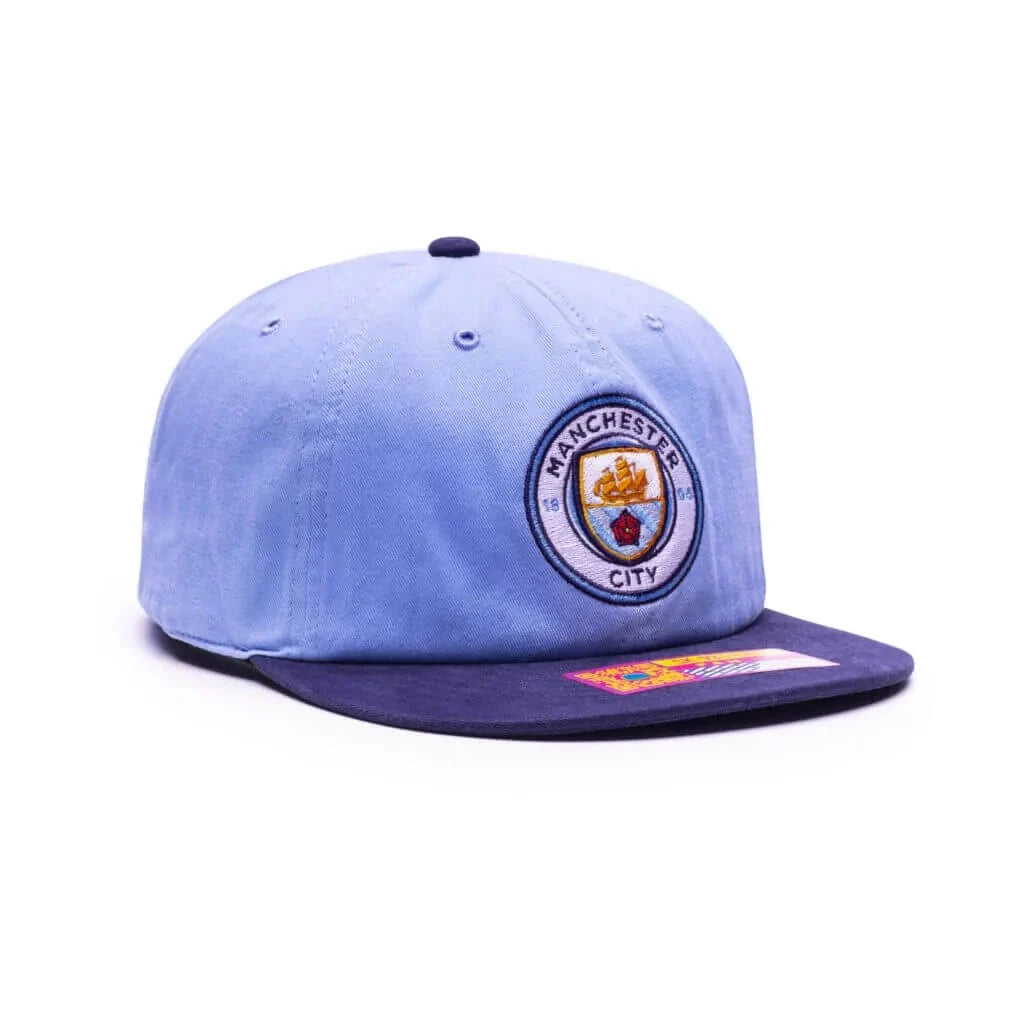 Fan Ink Collection Manchester City Swingman Snapback Hat 2