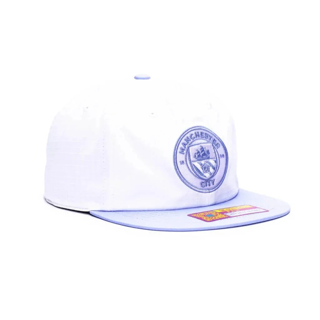 Fan Ink Collection Manchester City Swingman Wax Snapback Hat 3