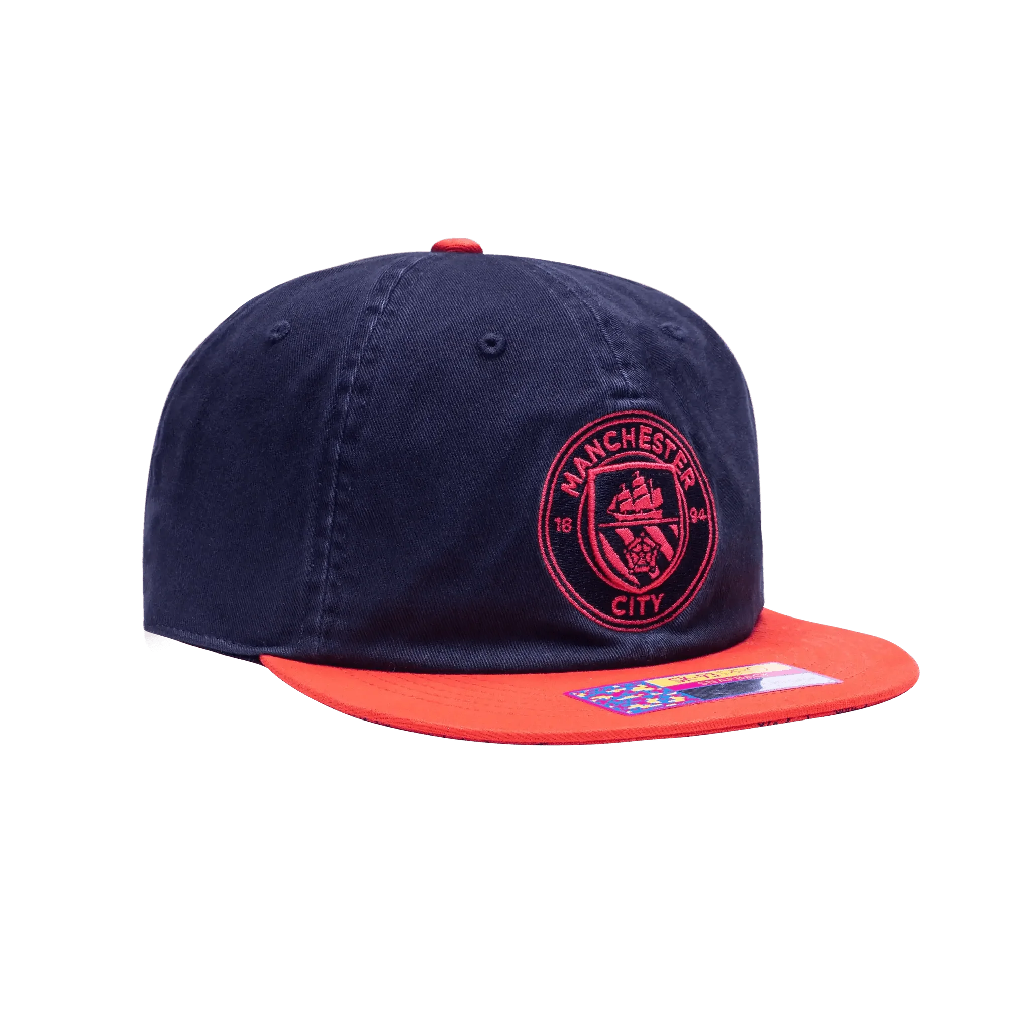 Fan Ink Collection Manchester City Wander Snapback Hat 3