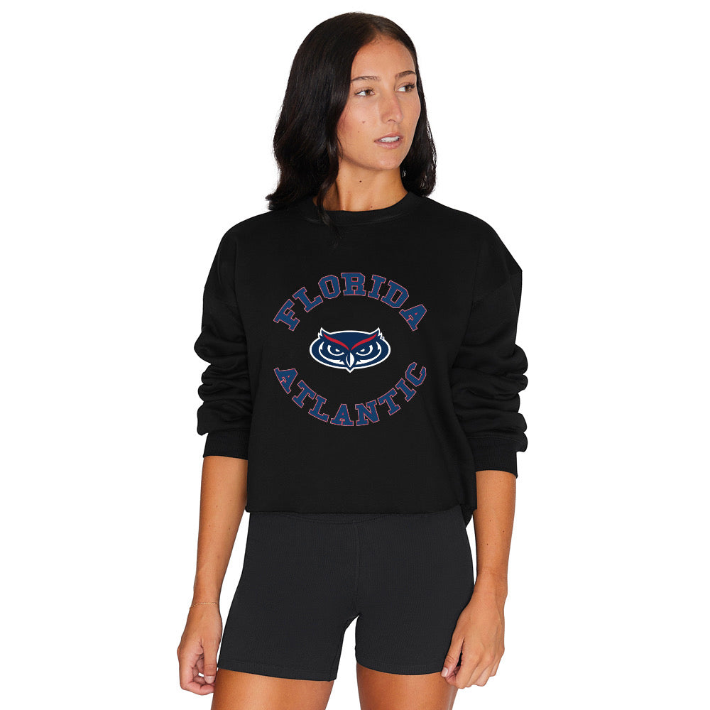 Florida Atlantic Owls Black Crewneck | lojobands 3