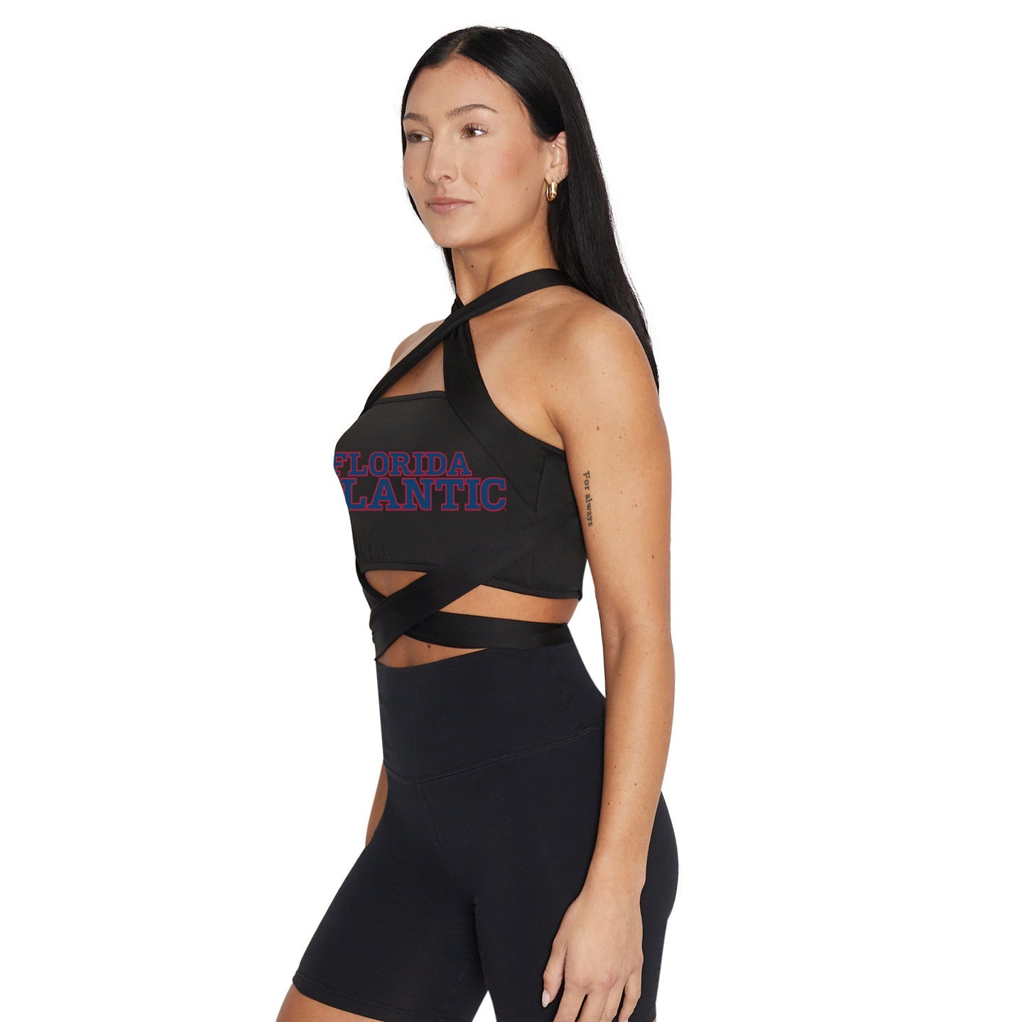 Florida Atlantic Owls Black Multi Way Bandeau Top | lojobands