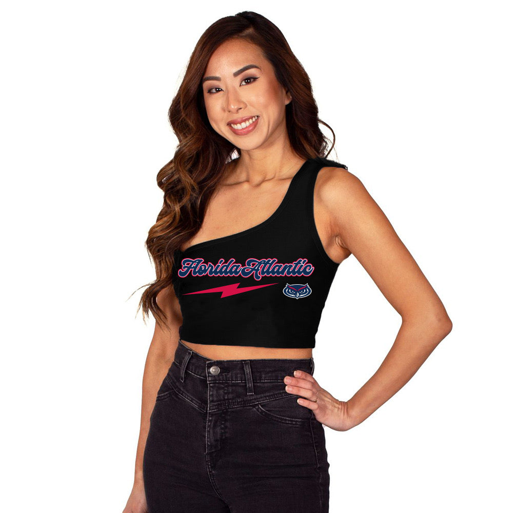 Florida Atlantic Owls Lightning One Shoulder Top | lojobands